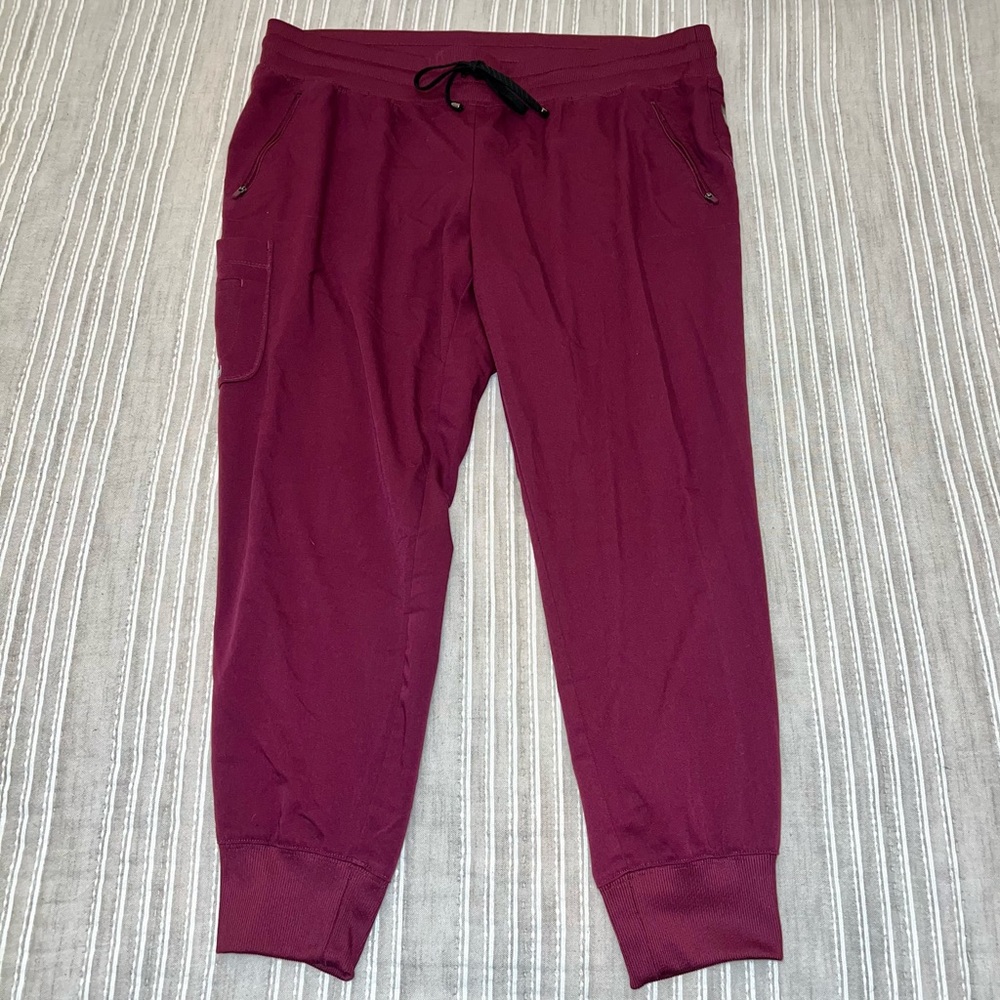 Grey's Anatomy Spandex Stretch Drawstring Cargo Jogger Scrub Pants